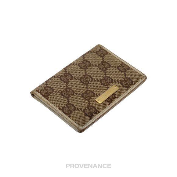 🔴 Gucci Pocket Organizer Wallet - GG Canvas White - Picture 4 of 7